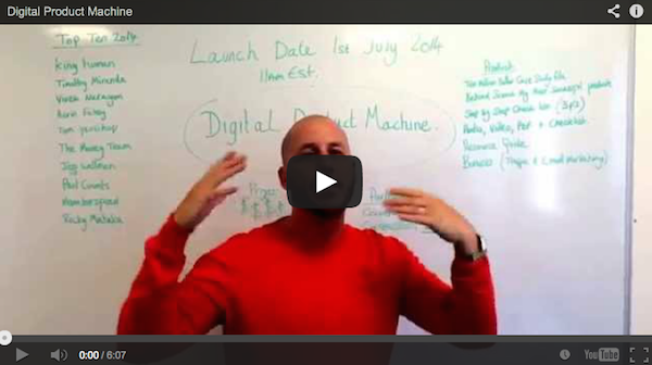 Alex Jeffreys - Digital Product Machine Affiliate Program  JV Invite Video