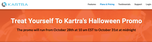 Genesis Digital - Kartra Halloween Promo Launch Affiliate Program JV Registration Page - Launch Day: Wednesday, October 28th 2020 @ 10AM EST to Saturday, October 31st @ 11:59PM EST 2020