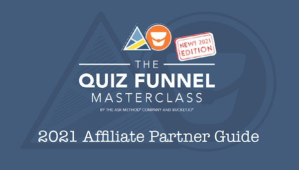 Ryan Levesque - The ASK Method - The Quiz Funnel Masterclass 2021 Launch Affiliate Program JV Request Page - Pre-Launch Begins: Saturday, June 5th 2021 - Launch Day (Open Cart): Sunday, June 20th 2021