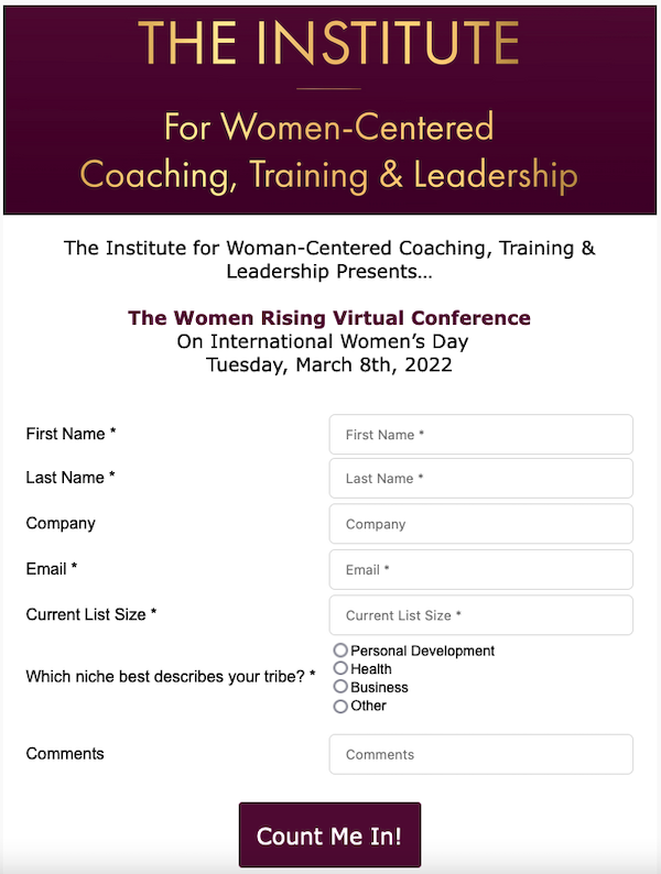 Evolving Wisdom - Dr Claire Zammit + The Institute For Woman-Centered Coaching, Training And Leadership - The Women Rising Virtual Conference Launch Affiliate Program JV Invite Page - Pre-launch Begins: Tuesday, February 22nd 2022 - (Cart Closes) Tuesday, March 8th 2022