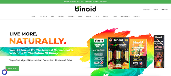 Binoid CBD - Cannabinoid Wellness Products Evergreen Affiliate Program Registration Page - Earn Affiliate Commission Promoting One of The Net's Top CBD Wellness Companies (where legal in USA)!