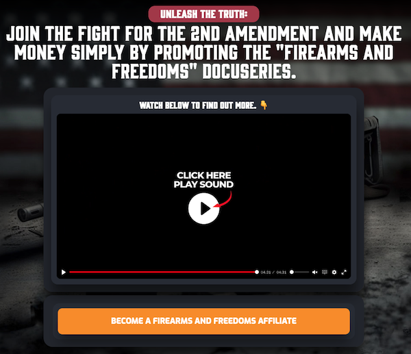 Jeff Hays - Firearms And Freedoms Lau,nch Affiliate Program Regsitration Page - Pre-Launch Begins: Tuesday, March 21st 2023 - Launch Day: Tuesday, April 4th 2023 - Sunday, April 23rd 2023
