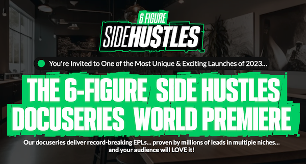 Michael Hearne, Dr Patrick Gentempo + Jeff Hays - 6 Figure Side Hustles Launch Affiliate Program JV Request Page - Pre-Launch Begins: Monday, May 8th 2023 - Launch Day: Tuesday, May 23rd 2023 - Sunday, June 11th 2023