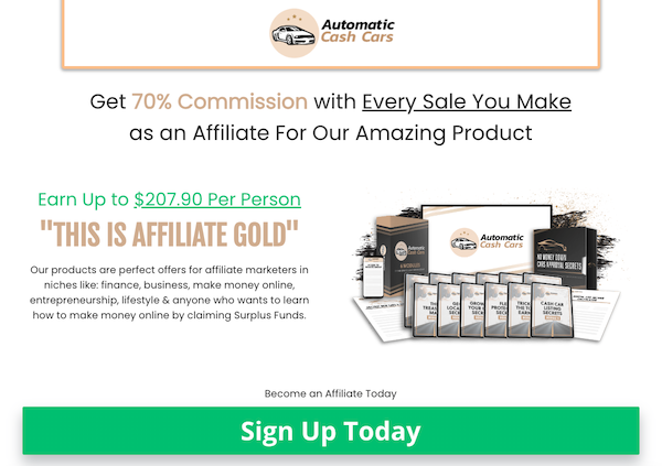 Asset Builders - Automatic Cash Cars Affiliate Program JV Invite Page - Evergreen Affiliate Program Announced: Friday, September 29th 2023 - Grab Up to $207.90 Per Person!