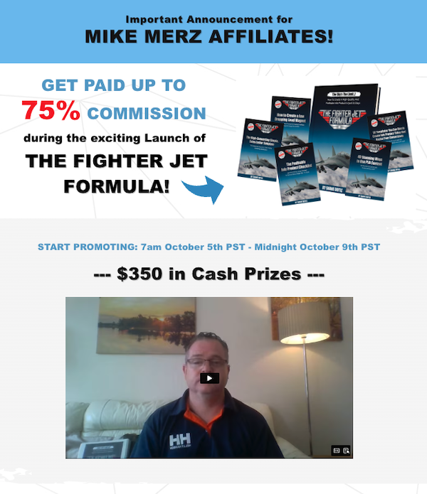 Shane Doyle - The Fighter Jet Formula Launch Affiliate Program JV Invite Page - Launch Day: Thursday, October 5th 2023 @ 7AM PST - Monday, October 9th 2023 @ 12PM Midnight PST