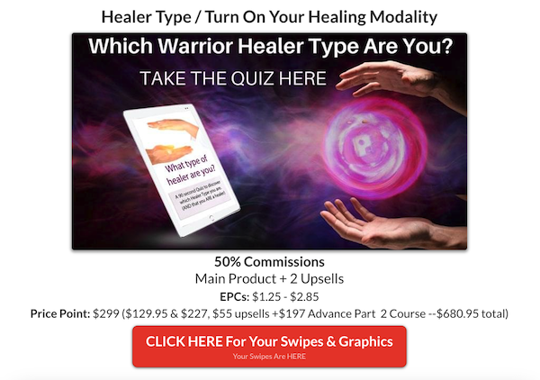 Jennifer McLean - McLean Masterworks - Healer Type - Turn On Your Healing Modality Launch Affiliate Program Registration Page - Launch Day: Monday, October 14th 2024 - Tuesday, November 12th 2024 The Video Workshop Converts at an Average of 3% - 4.5% ... so be Prepared to Rake in the Commissions!