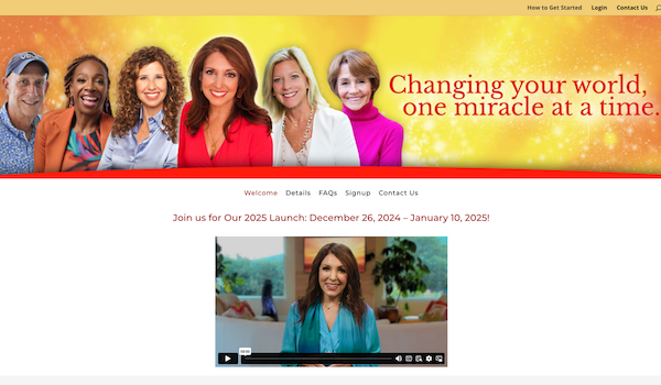 Marci Shimoff, Dr Sue Morter, Lisa Nichols, Mike Dooley, Lynn Twist + Lisa Garr - Your Year of Miracles 2025 Launch Affiliate Program Registration Page Launch Day: Thursday, December 26th 2024 - Friday, January 10th 2025 Past Launches Have Seen EPCs Ranging From $2-4, on Average, and as High as $12!